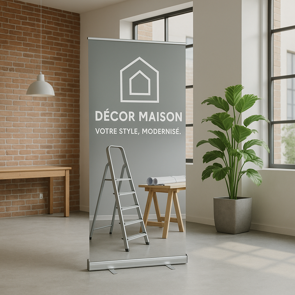 Bannières rétractables Économique 33'' X 81''