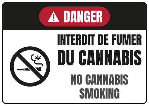 Interdit de fumer du cannabis