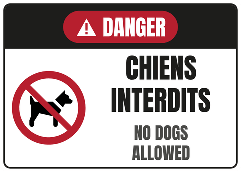 Chiens interdits
