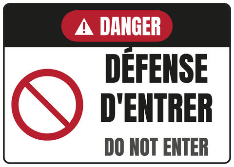 Défense d'entrer