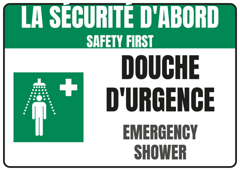 Douche d'urgence