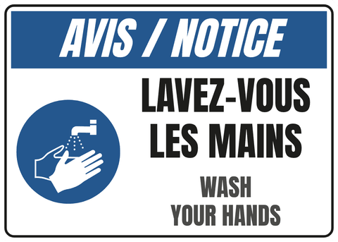 Lavez-vous les mains