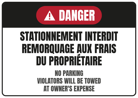 Stationnement interdit Remorquage aux frais du propriétaire