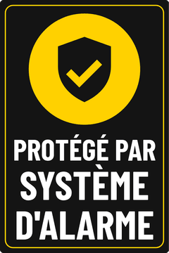 PROTÉGÉ PAR SYSTÈME D'ALARME