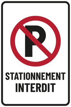STATIONNEMENT INTERDIT