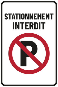 STATIONNEMENT INTERDIT