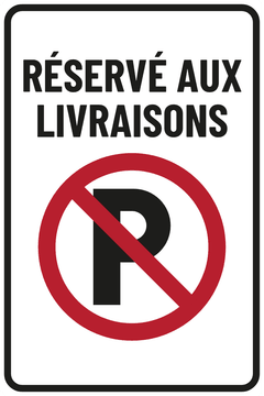 RÉSERVÉ AUX LIVRAISONS