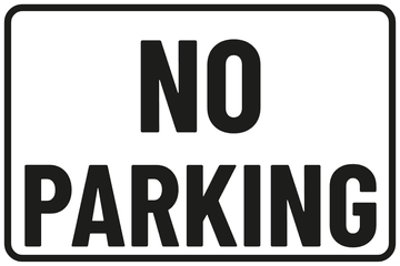 NO PARKING