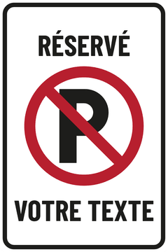 RÉSERVÉ · VOTRE TEXTE